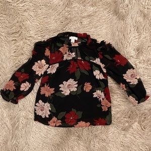 Floral Monteau blouse (med)
